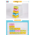 new product colorful desktop storage make up organiser with 5 layers drawer